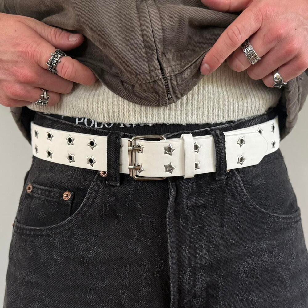 Y2k 2000s vintage white silver